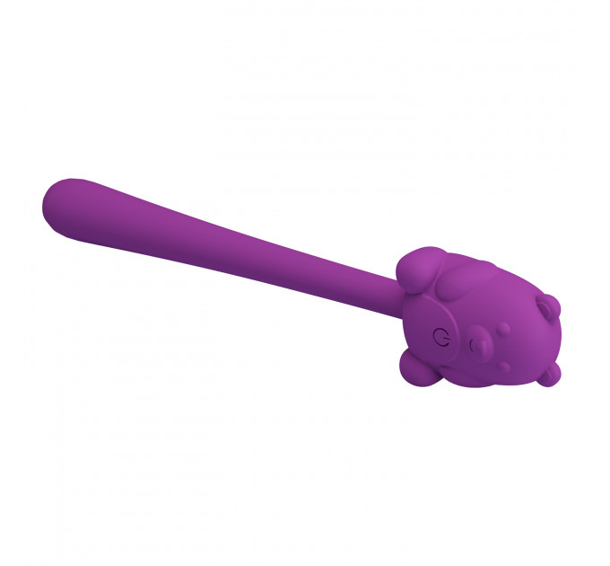 Точковий вібратор для клітора Pretty Love Cute Bear Flirting Stick гнучкий, 13,3 х 1,2 х 2,4 см