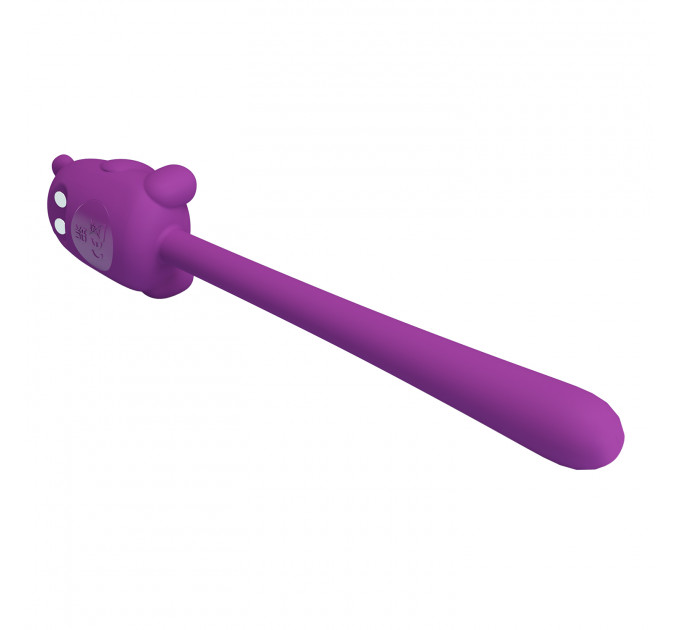 Точковий вібратор для клітора Pretty Love Cute Bear Flirting Stick гнучкий, 13,3 х 1,2 х 2,4 см
