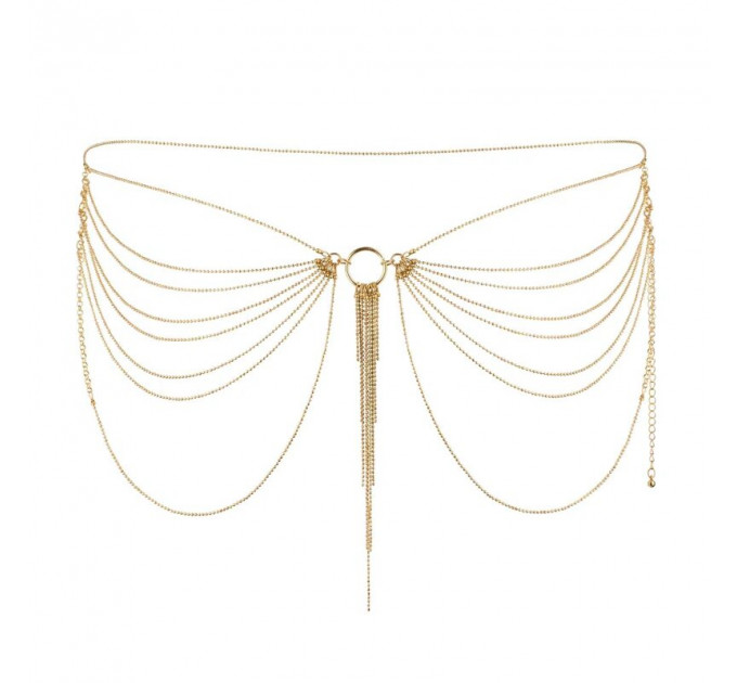 Ланцюжок трусики або ліф Bijoux Indiscrets MAGNIFIQUE Waist Chain - Gold, прикраса на тіло