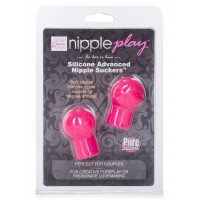 Вакуумные помпы для сосков California Exotic Novelties розовые, 5.7 х 3.8 см