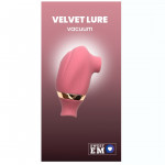 Вакуумный стимулятор для клитора Sweet Em с функцией лизания (подвижный язычек), розовый