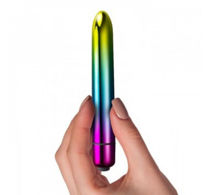 Вибропуля ROCKS-OFF - PRISM VIBRATOR METALLIC RAINBOW