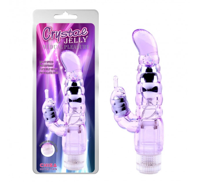Вибратор-кролик Chisa Crystal Jellie Pleaser