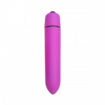 Вибропуля Easytoys, фиолетовая, 9 х 1.5 см