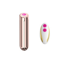 Вибропуля Rock golden с пультом управления