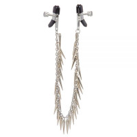 Зажимы на соски Lucky Bay Nipple play на цепочке с шипами