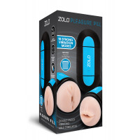 Двусторонний мастурбатор с вибрацией ZOLO PLEASURE PILL