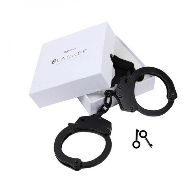 Наручники Розбірні Premium Metal Romfun, Matte Black
