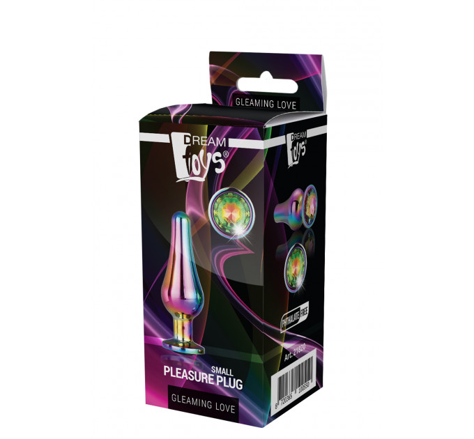 DT21820 Анальная пробка конической формы Dream Toys GLEAMING LOVE COLOURED PLEASURE PLUG S
