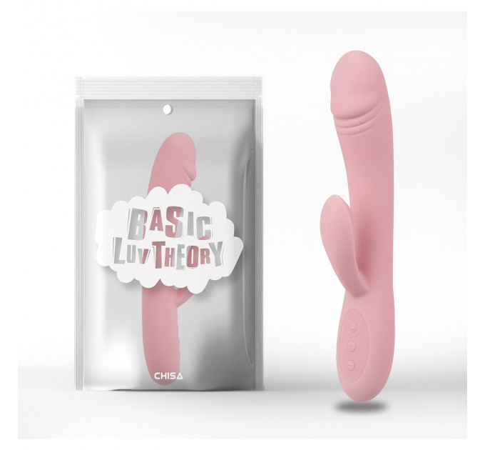 Вибратор-кролик Chisa Basic Luv Theory со стимуляцией точки G, розовый