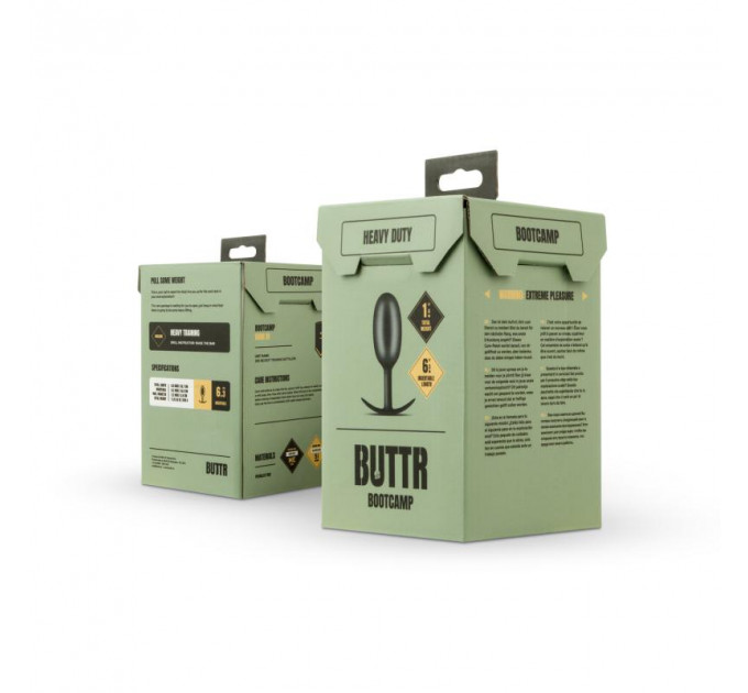 Анальная пробка BUTTR Heavy Duty Weighted Butt Plug