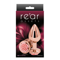 Анальная пробка NS Novelties REAR ASSETS ROSE MEDIUM PINK
