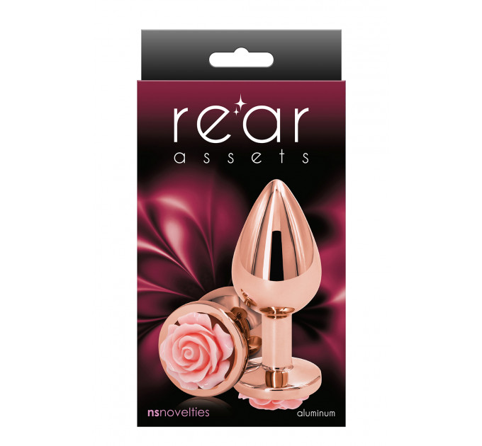 Анальная пробка NS Novelties REAR ASSETS ROSE MEDIUM PINK