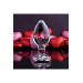 Анальная пробка стеклянная ADAM ET EVE RED HEART GEM GLASS PLUG LARGE