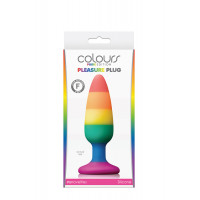 Анальная пробка силикон NS Novelties COLOURS PRIDE EDITION PLEASURE PLUG M