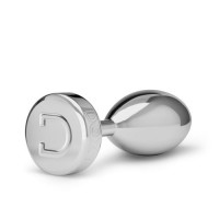 Анальна пробка металева Doxy Smooth Butt Plug, срібляста