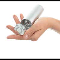 Анальна пробка металева Doxy Smooth Butt Plug, срібляста