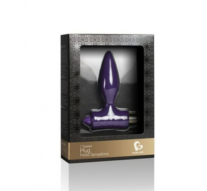 Анальная пробка ROCKS-OFF - PETITE SENSATIONS PLUG PURPLE