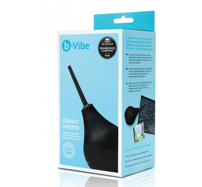 Анальный душ B-Vibe Classic Enema, черный