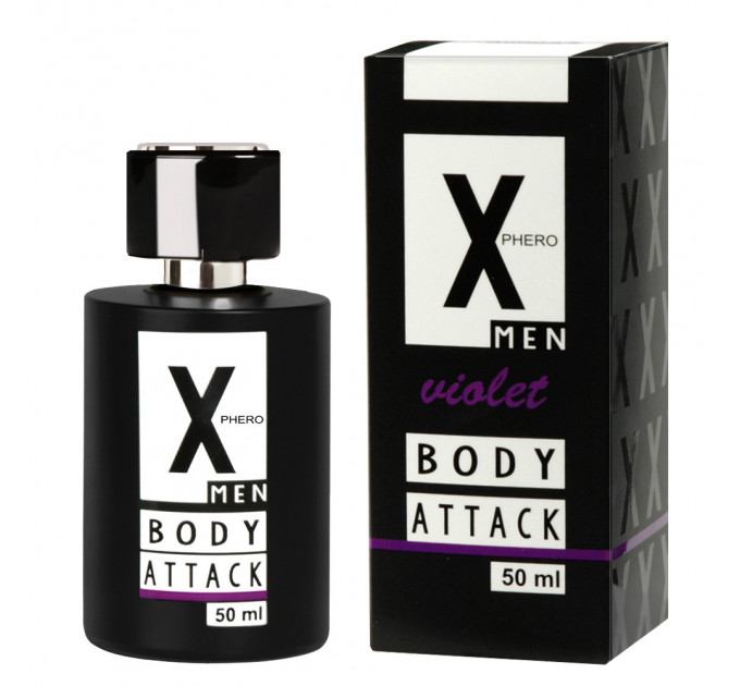 Духи з феромонами Aurora Body Attck MEN violen X-PHERO 50ml