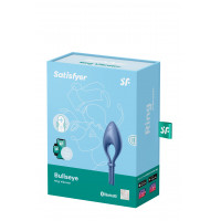 Эрекцинное виброкольцо с функцией управления телефоном Satisfyer Bullseye синий