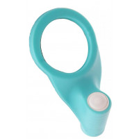 Эрекционное кольцо с вибрацией FeelzToys Muvee Penisring голубое