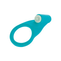 Эрекционное кольцо с вибрацией FeelzToys Muvee Penisring голубое
