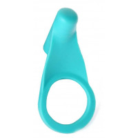 Эрекционное кольцо с вибрацией FeelzToys Muvee Penisring голубое
