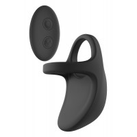 Эрекционное виброкольцо Dreamtoys Ramrod с пультом, черное