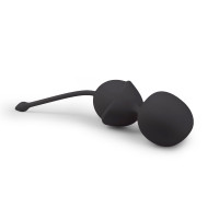 Вагинальные шарики Easytoys, силиконовые, черные, 19.5 х 3.8 см