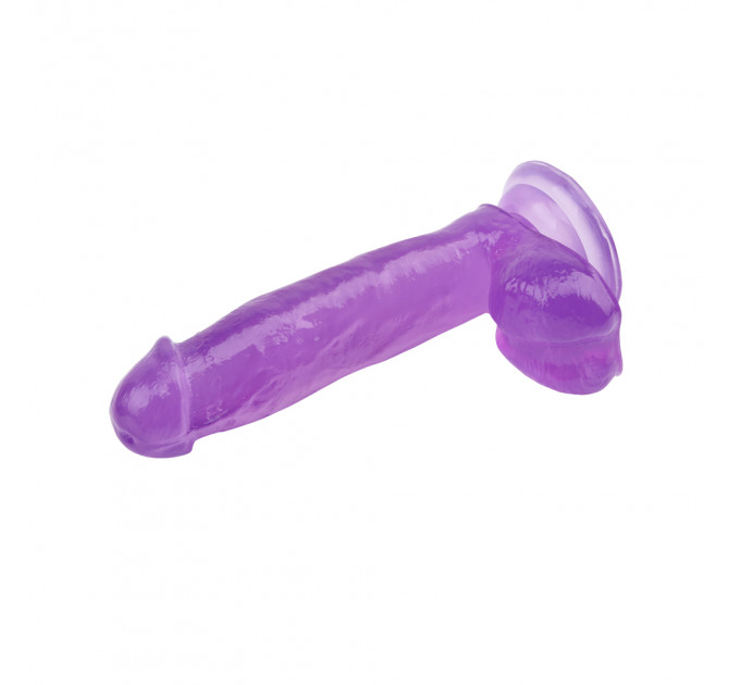 Фаллоимитатор на присоске фиолетовый Chisa Hi-Rubber 17,5*3,6 см