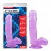 Фаллоимитатор на присоске фиолетовый Chisa Hi-Rubber 17,5*3,6 см