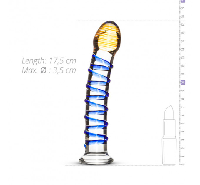Фаллоимитатор стекло Glass Dildo No.01