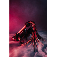 Флогер модель Flog3-35хвостів RED/Black (Шкіра) N