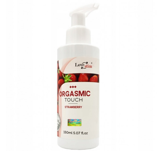 Гель массажный Love Stim ORGASMIC TOUCH STAWBERRY 150 мл