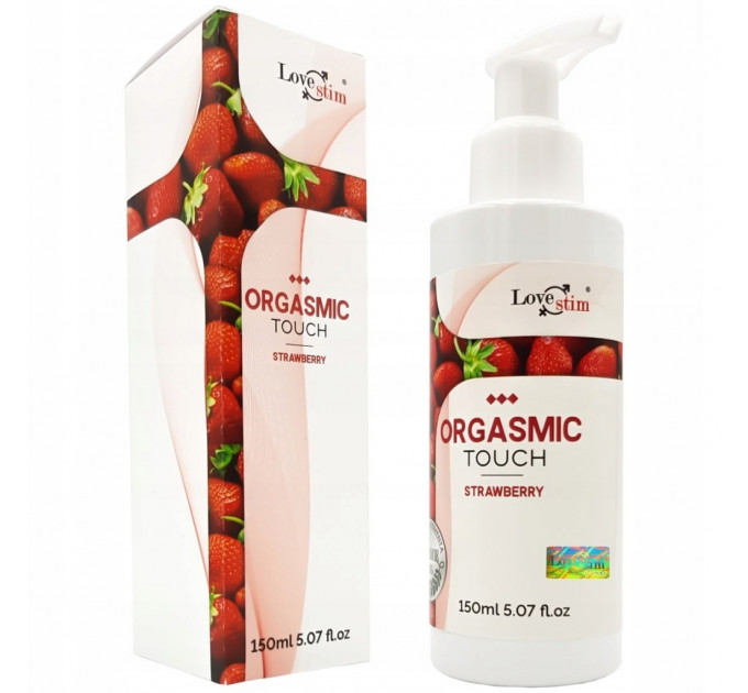Гель массажный Love Stim ORGASMIC TOUCH STAWBERRY 150 мл