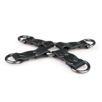 Хрестовина , Zwarte Kunstleren Hogtie