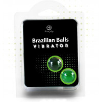 Масло для массажа в виде шариков Secret Play с эффектом вибрации, 2 шт