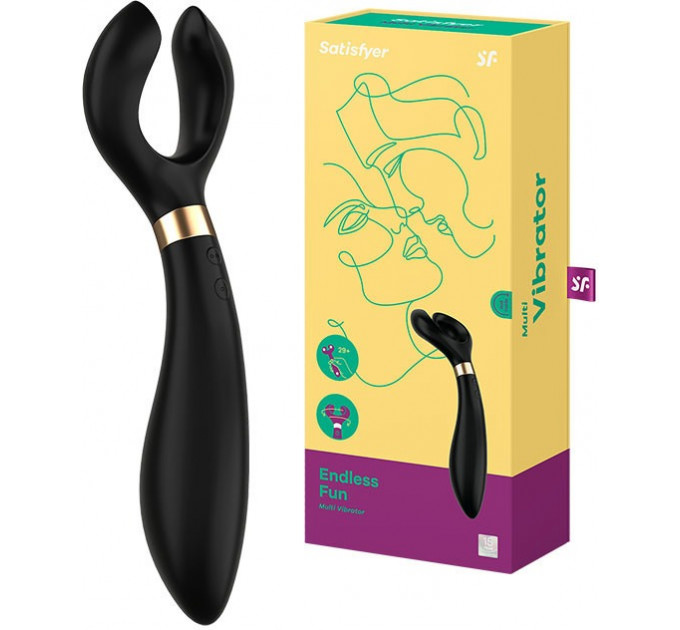 Багатофункціональний вібратор Satisfyer Endless Fun, чорний