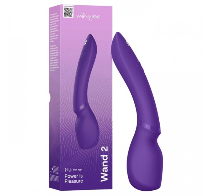 Смарт-Мікрофон вібромасажер We-Vibe Wand 2, фіолетовий