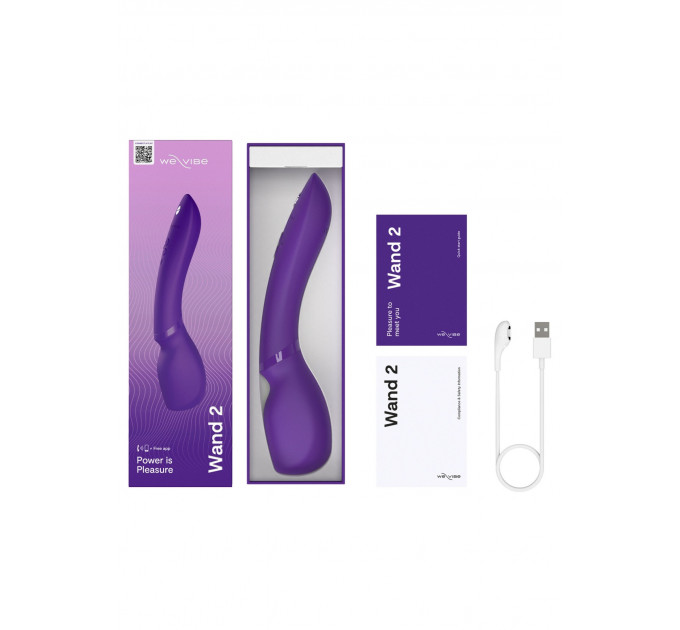 Смарт-Микрофон вибромассажер We-Vibe Wand 2, фиолетовый