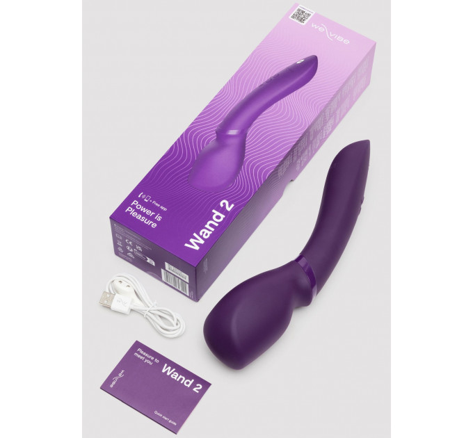 Смарт-Микрофон вибромассажер We-Vibe Wand 2, фиолетовый