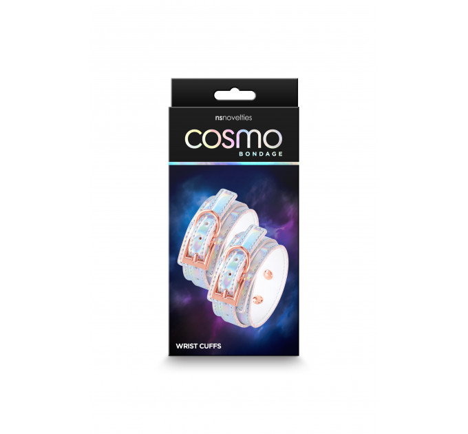 Наручники NS Novelties Cosmo Bondage Wrist Cuffs, голографічні