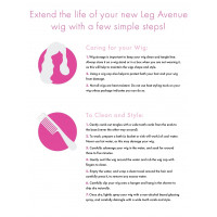 Парик ярко рыжий с эффектом омбре Leg Avenue Ombre, размер O/S, длина 60 см