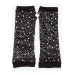 Рукавички в сітку із стразами One SIze Fishnet Arm Warmers Gloves від Leg Avenue Rhinestone, чорні
