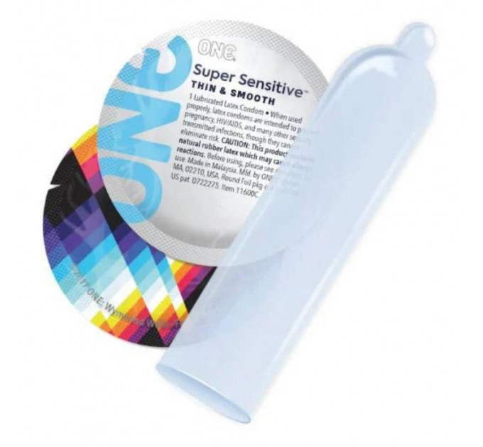Презервативы супертонкие ONE Super Sensitive (цена за упаковку, 3 шт)