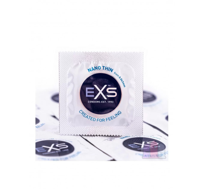 Презервативы ультратонкие EXS Nano Thin веганские (цена за 5 шт.)