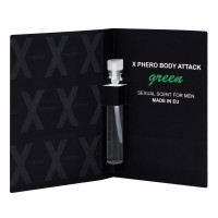 Пробник парфуми з феромонами чоловічі Aurora X-PHERO MEN Green 1ml.