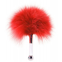 Пушок на короткой ручке Runye, красный