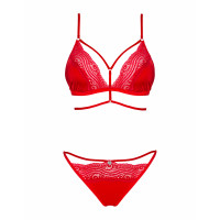 Сексуальный комплект Obsessive Diyosa set 2-pcs red XS/S